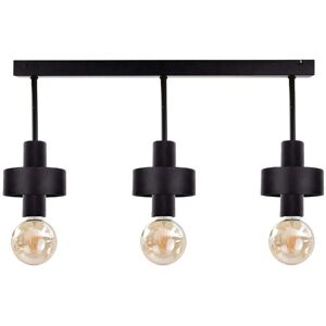 Keter Unica Ceiling Spotlight Bar - Black - 60cm - 3 E27 Keter Unica Ceiling Spotlight Bar - Black - 60cm - 3 E27