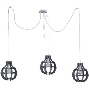Keter Bento Cluster Pendant Small Grey - Pendant Ceiling Light - 3x E27 Keter Bento Cluster Pendant Small Grey - Pendant Ceiling Light - 3x E27