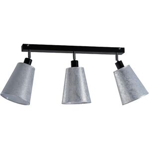 Keter Lighting Eva Ceiling Spotlight Bar - Ceiling Spotlight Bar, Silver, 3x E27 Keter Lighting Eva Ceiling Spotlight Bar - Ceiling Spotlight Bar, Silver, 3x E27