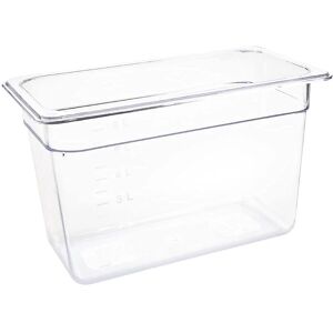 VOGUE U235 Polycarbonat Container - 1/3 Size - Transparent VOGUE U235 Polycarbonat Container - 1/3 Size - Transparent