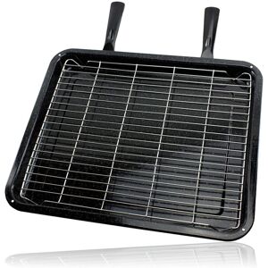 SPARES2GO - XL Grill Pan - Rack - Detachable Handles - Cookware SPARES2GO - XL Grill Pan - Rack - Detachable Handles - Cookware