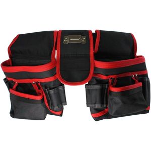 SPARES2GO - Heavy Duty 20 Pocket Double - Tool Belt Pouch SPARES2GO - Heavy Duty 20 Pocket Double - Tool Belt Pouch