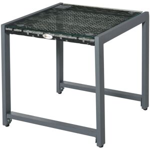 Outsunny - Rattan End Table - Outdoor - Patio - End Table Outsunny - Rattan End Table - Outdoor - Patio - End Table