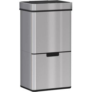 HOMCOM Motion Sensor Rubbish Bin - 72L - Stainless Steel Look HOMCOM Motion Sensor Rubbish Bin - 72L - Stainless Steel Look