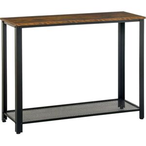 HOMCOM Steel Frame Console Table - Industrial Design HOMCOM Steel Frame Console Table - Industrial Design