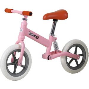 HOMCOM 12" Kids Balance Bike - Adjustable Seat, EVA Tire, Pink - Balance Bike HOMCOM 12" Kids Balance Bike - Adjustable Seat, EVA Tire, Pink - Balance Bike