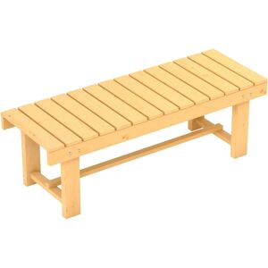 Outsunny Model 84B-362 Natural Garden Bench - Garden Bench Outsunny Model 84B-362 Natural Garden Bench - Garden Bench