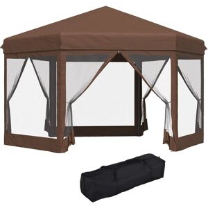 Outsunny 3x3.5m Hexagonal Pop Up Gazebo - Garden & Party Shelter Outsunny 3x3.5m Hexagonal Pop Up Gazebo - Garden & Party Shelter