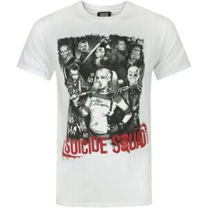 DC Comics White Suicide Squad Large Men's T-Shirt DC Comics White Suicide Squad Large Men's T-Shirt