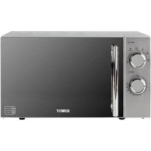 Tower T24015S Silver Manual Microwave - Microwave Tower T24015S Silver Manual Microwave - Microwave