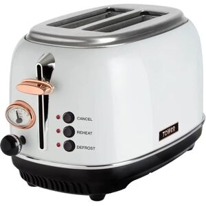 Tower T20016W - White and Rose Gold - Toaster Tower T20016W - White and Rose Gold - Toaster