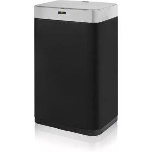 Tower T838001B Sensor Waste Container - 75L Rectangular Stainless Steel Black Tower T838001B Sensor Waste Container - 75L Rectangular Stainless Steel Black