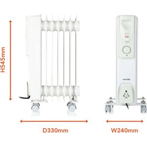 Warmlite WL43003YW - Oil-Filled Radiator Warmlite WL43003YW - Oil-Filled Radiator