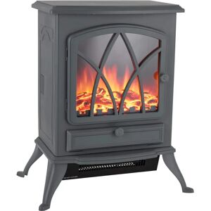 Warmlite WL46018G Grey 2KW Electric Fire Stove - Electric Fire Stove Warmlite WL46018G Grey 2KW Electric Fire Stove - Electric Fire Stove