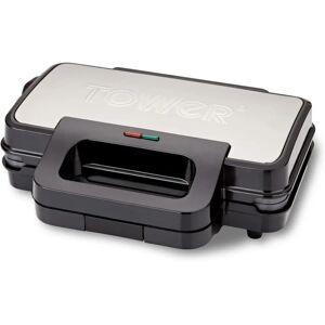 Tower T27031 900W Deep Fill Sandwich Maker Stainless Steel - Brand New Tower T27031 900W Deep Fill Sandwich Maker Stainless Steel - Brand New