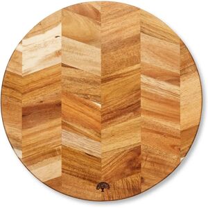 Barbary & Oak Round Acacia Chopping Board - Meat & Veggie Barbary & Oak Round Acacia Chopping Board - Meat & Veggie