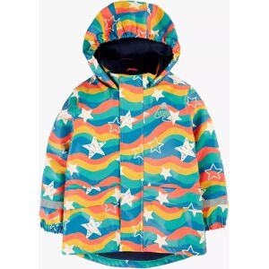 Frugi Kids' Wavy Stars Waterproof Coat - Puddle Buster, 4-5Y Frugi Kids' Wavy Stars Waterproof Coat - Puddle Buster, 4-5Y
