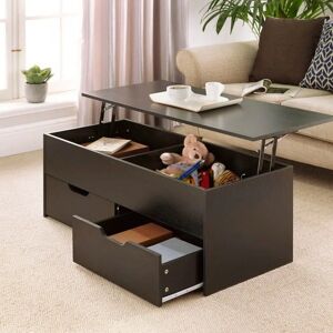 Home Source Black Wooden Lift Up Top Coffee Table - Coffee Table Home Source Black Wooden Lift Up Top Coffee Table - Coffee Table