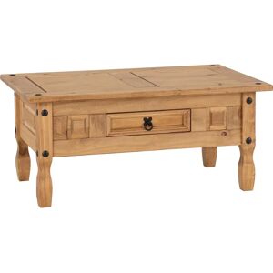 Seconique Corona Pine 1 Drawer Coffee Table - Coffee Table Seconique Corona Pine 1 Drawer Coffee Table - Coffee Table
