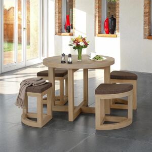 Seconique Cambourne Stowaway Sonoma Oak Dining Set - Table & 4 Chairs Seconique Cambourne Stowaway Sonoma Oak Dining Set - Table & 4 Chairs