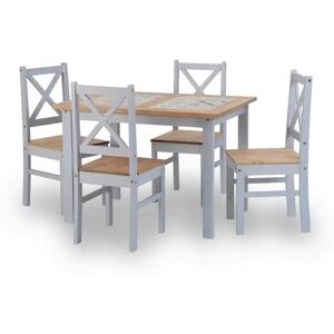 Seconique Salvador Grey Cerami... - Dining set Seconique Salvador Grey Cerami... - Dining set