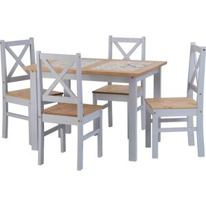 Seconique Salvador Grey Cerami... - Dining set Seconique Salvador Grey Cerami... - Dining set