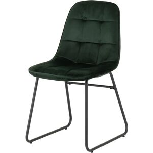 Seconique Lukas Emerald Green Velvet Dining Chair Set - Chair Seconique Lukas Emerald Green Velvet Dining Chair Set - Chair