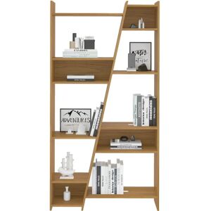 Seconique Naples Tall Oak Effect 11 Shelf Bookcase - Bookcase Seconique Naples Tall Oak Effect 11 Shelf Bookcase - Bookcase