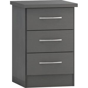 Seconique Nevada Grey Bedside Table - Bedside Table Seconique Nevada Grey Bedside Table - Bedside Table