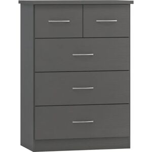 Seconique Nevada Grey 3+2 Drawer Chest - Furniture Seconique Nevada Grey 3+2 Drawer Chest - Furniture