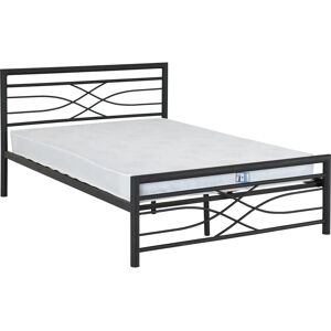 Seconique Kelly Metal Bed Frame - Black - 5ft King Size Seconique Kelly Metal Bed Frame - Black - 5ft King Size