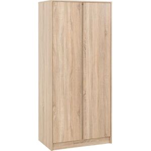 Seconique Malvern Sonoma Oak 2 Door Wardrobe - Wardrobe Seconique Malvern Sonoma Oak 2 Door Wardrobe - Wardrobe
