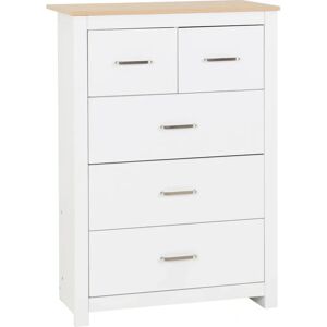 Seconique Portland White Oak 32 Drawer Chest of Drawers Seconique Portland White Oak 32 Drawer Chest of Drawers