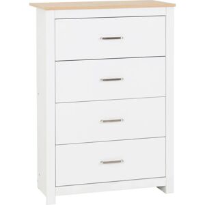 Seconique Portland 4-Drawer White Oak Chest Seconique Portland 4-Drawer White Oak Chest