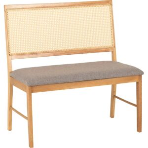 Seconique Ellis 2 Seater Oak Rattan Bench Seconique Ellis 2 Seater Oak Rattan Bench