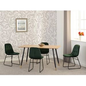 Seconique Hamilton Dining Set with 4 Lukas Chairs - Dining set Seconique Hamilton Dining Set with 4 Lukas Chairs - Dining set
