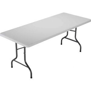 Ashvale Polegate Folding Rectangular Table White - Folding Table Ashvale Polegate Folding Rectangular Table White - Folding Table