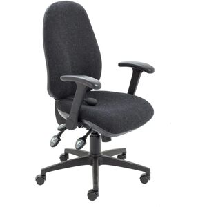 Ashvale Ergo Lumbar Pump Office Chair - Charcoal - Heavy-duty Foam Ashvale Ergo Lumbar Pump Office Chair - Charcoal - Heavy-duty Foam