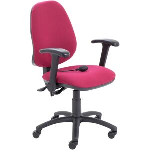 Ashvale Grantham Lumbar Pump Operator Chair - Claret Office Chair Ashvale Grantham Lumbar Pump Operator Chair - Claret Office Chair