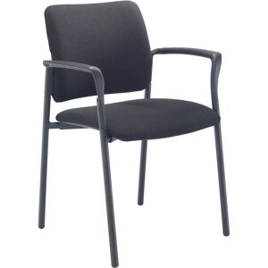 Unbranded Florence Fabric Arm Chair - Black Frame - CH3508BK Unbranded Florence Fabric Arm Chair - Black Frame - CH3508BK