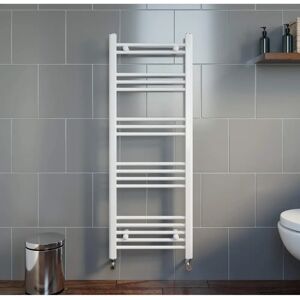 Duratherm Model 1200x450mm White Heated Towel Rail - Radiator Duratherm Model 1200x450mm White Heated Towel Rail - Radiator