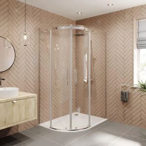 Diamond 1200x900mm Left Hand Frameless Shower Enclosure - Shower enclosure Diamond 1200x900mm Left Hand Frameless Shower Enclosure - Shower enclosure