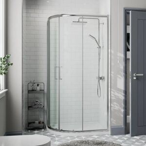 Diamond 900mm X 760mm Left Hand Offset Quadrant Shower Enclosure - Shower Enclosure Diamond 900mm X 760mm Left Hand Offset Quadrant Shower Enclosure - Shower Enclosure