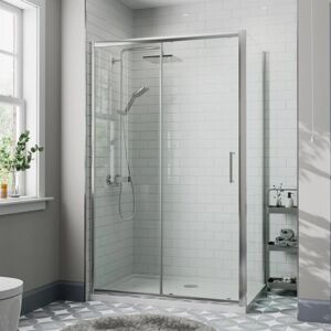 Diamond - 1400x900 Sliding Shower Door - 8mm Glass Diamond - 1400x900 Sliding Shower Door - 8mm Glass
