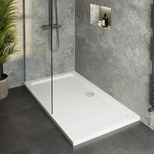 Hydrolux Modern Rectangle Shower Tray 1200 X 900mm Low Profile Slimline White - Shower Tray Hydrolux Modern Rectangle Shower Tray 1200 X 900mm Low Profile Slimline White - Shower Tray