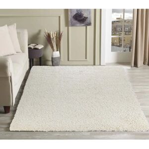 Smart Living Wholesale Ltd 200cm x 290cm Cream Luxury Modern Shaggy Rug Smart Living Wholesale Ltd 200cm x 290cm Cream Luxury Modern Shaggy Rug