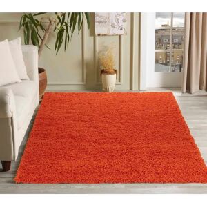Serdim Rugs - Shaggy Rug - Orange - 120x170cm - Area Rug Serdim Rugs - Shaggy Rug - Orange - 120x170cm - Area Rug