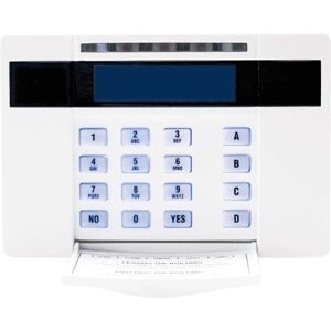 Pyronix Premium LCD Surface Or Flush Mount Wired Keypad - Euro-Lcdpz/schrome Type Pyronix Premium LCD Surface Or Flush Mount Wired Keypad - Euro-Lcdpz/schrome Type