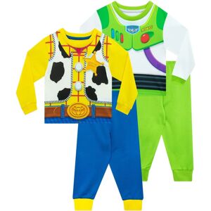 Disney Buzz Lightyear and Woody 2 Pack Toy Story Pyjamas - Boys 2-3 Years Disney Buzz Lightyear and Woody 2 Pack Toy Story Pyjamas - Boys 2-3 Years