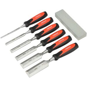 Timco Bevel Edge Wood Chisel Set - 7 pcs - Durable & Safe Timco Bevel Edge Wood Chisel Set - 7 pcs - Durable & Safe
